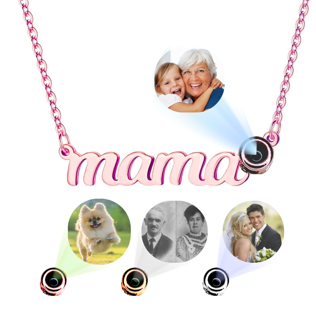 Collar con nombre y foto personalizable.